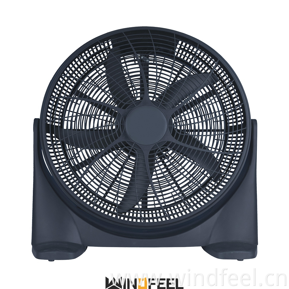 20" inch electric fan pp Plastic air cooling Floor box fan 20 inch